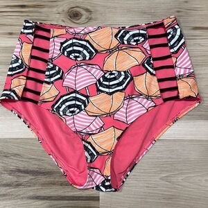 Aerie High Rise Umbrella Swim Bottoms Women’s Large